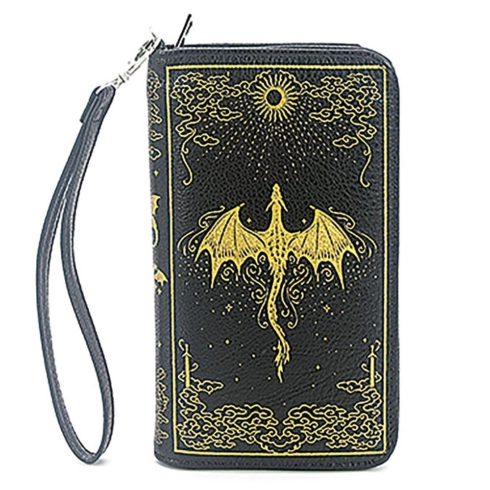 Romantasy Dragon Book Cover Wallet - Book Lover Gifts